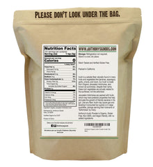Anthony's Organic Inulin Powder 1 Pound back label