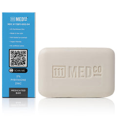 Beard area scalp and chest use with 111MedCo bar