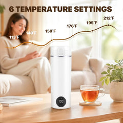 Anti-scald and dry-burn protection with auto-lock lid