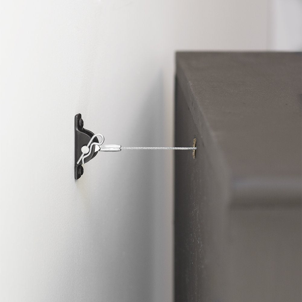 Secure filing cabinets with Hangman anti-tip kit