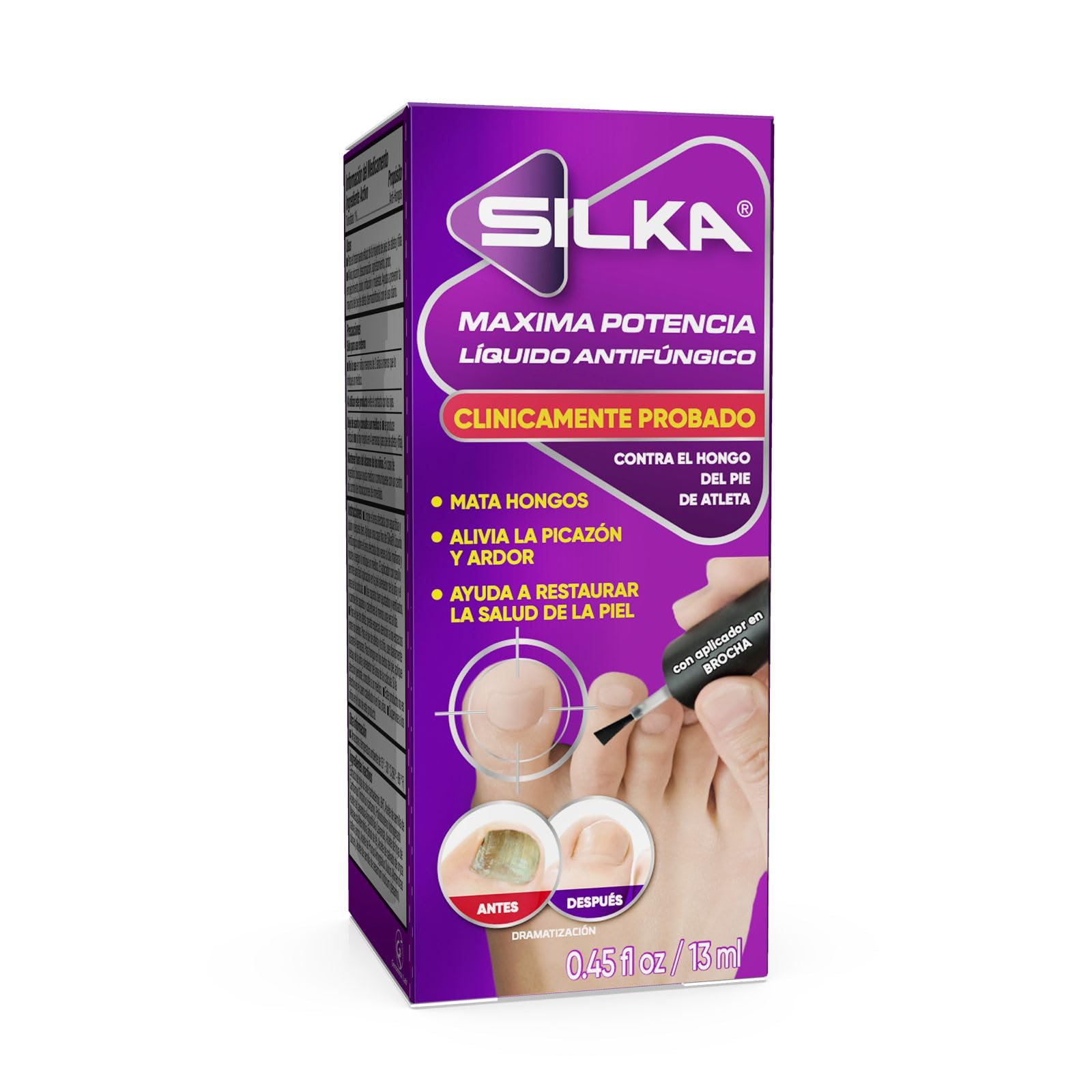 Maximum-strength antifungal solution for nails