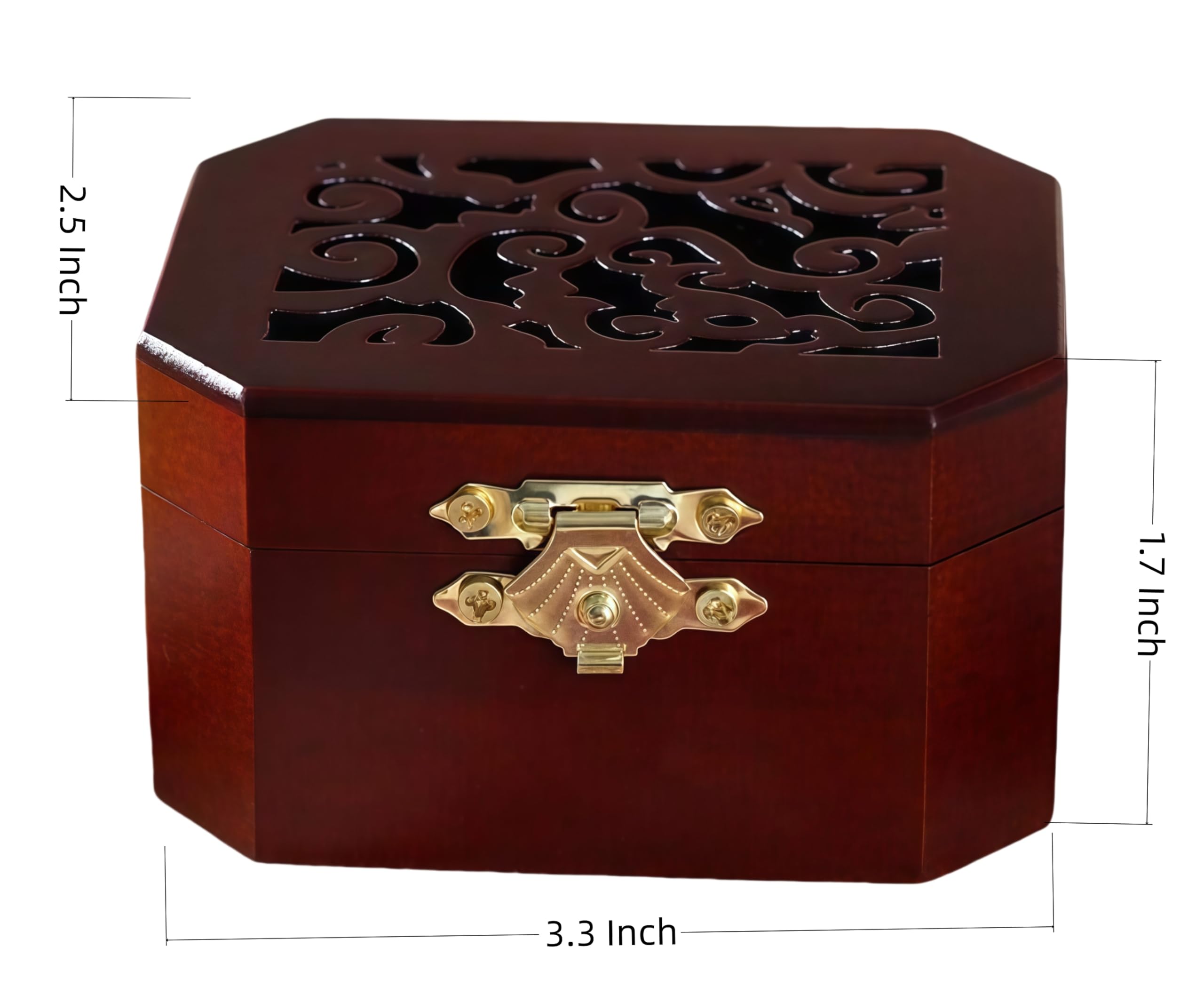 Lightweight portable wooden music box in use