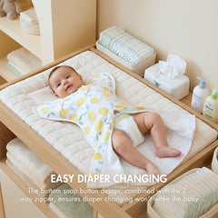 100% cotton 0.5 tog breathable swaddle image