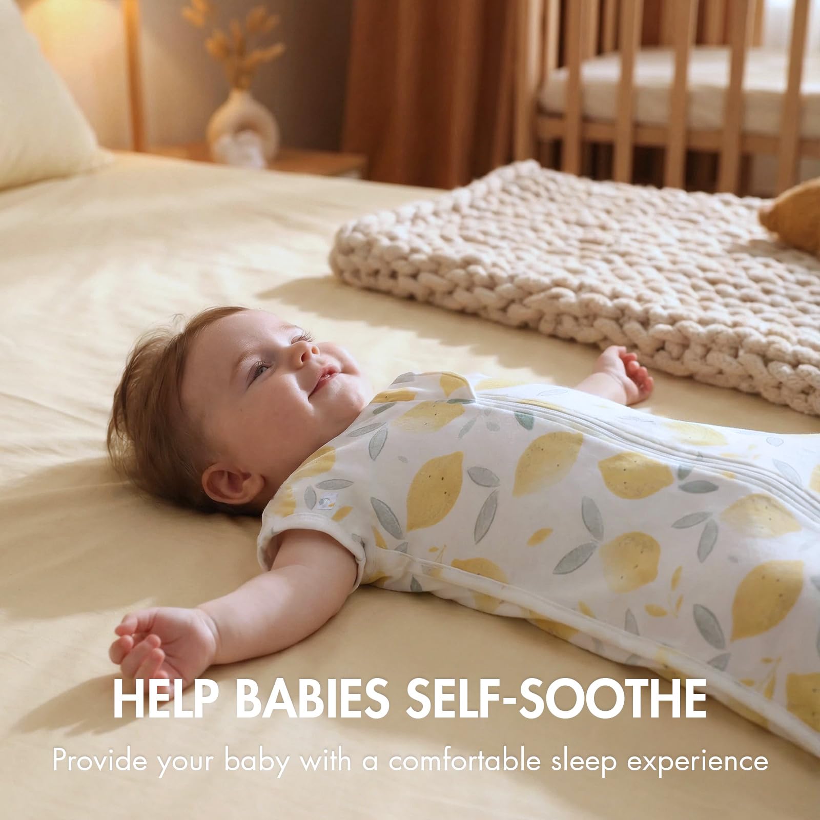 ANYEDDE 0-3 months newborn swaddle in use image
