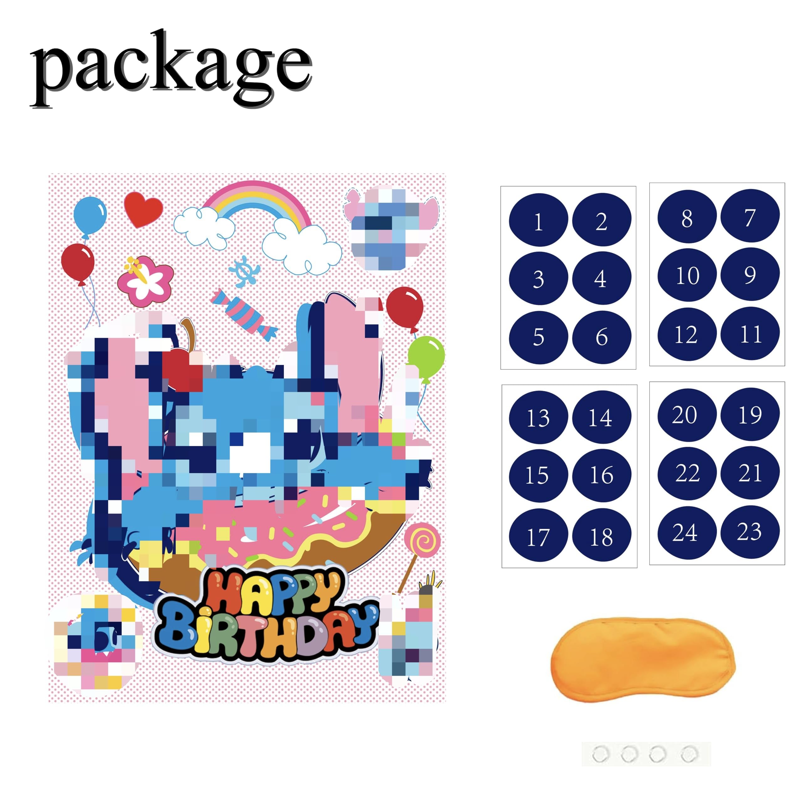 Classroom events activity Anyfate pin the nose game set