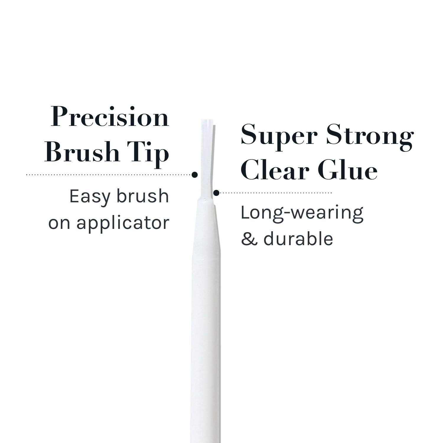 Precision brush tip for mess-free application