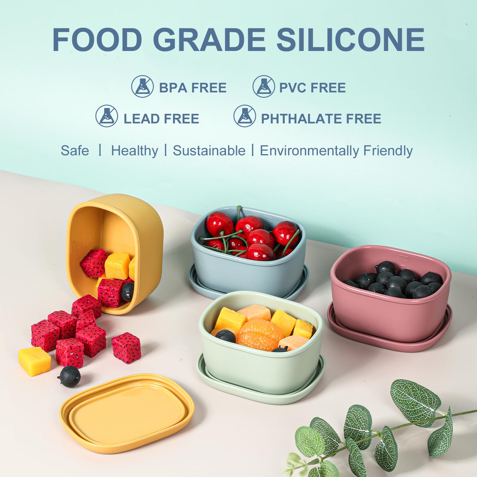 Fruit snack containers kids AOEDEO