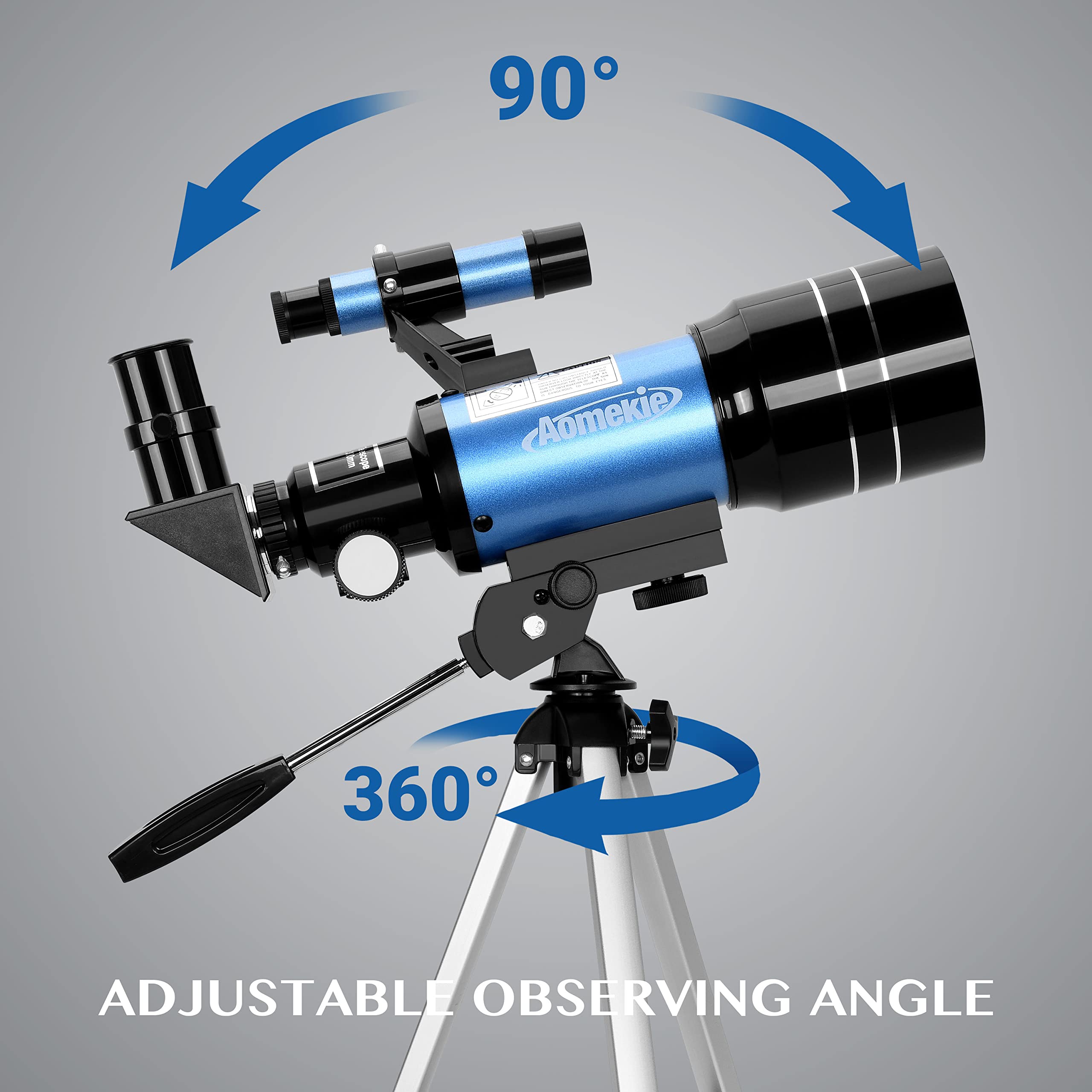 3x Barlow lens extends magnification for closer viewing