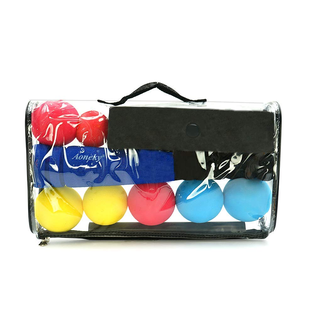 Foam balls and stable tee for toddlers in Aoneky Tball set