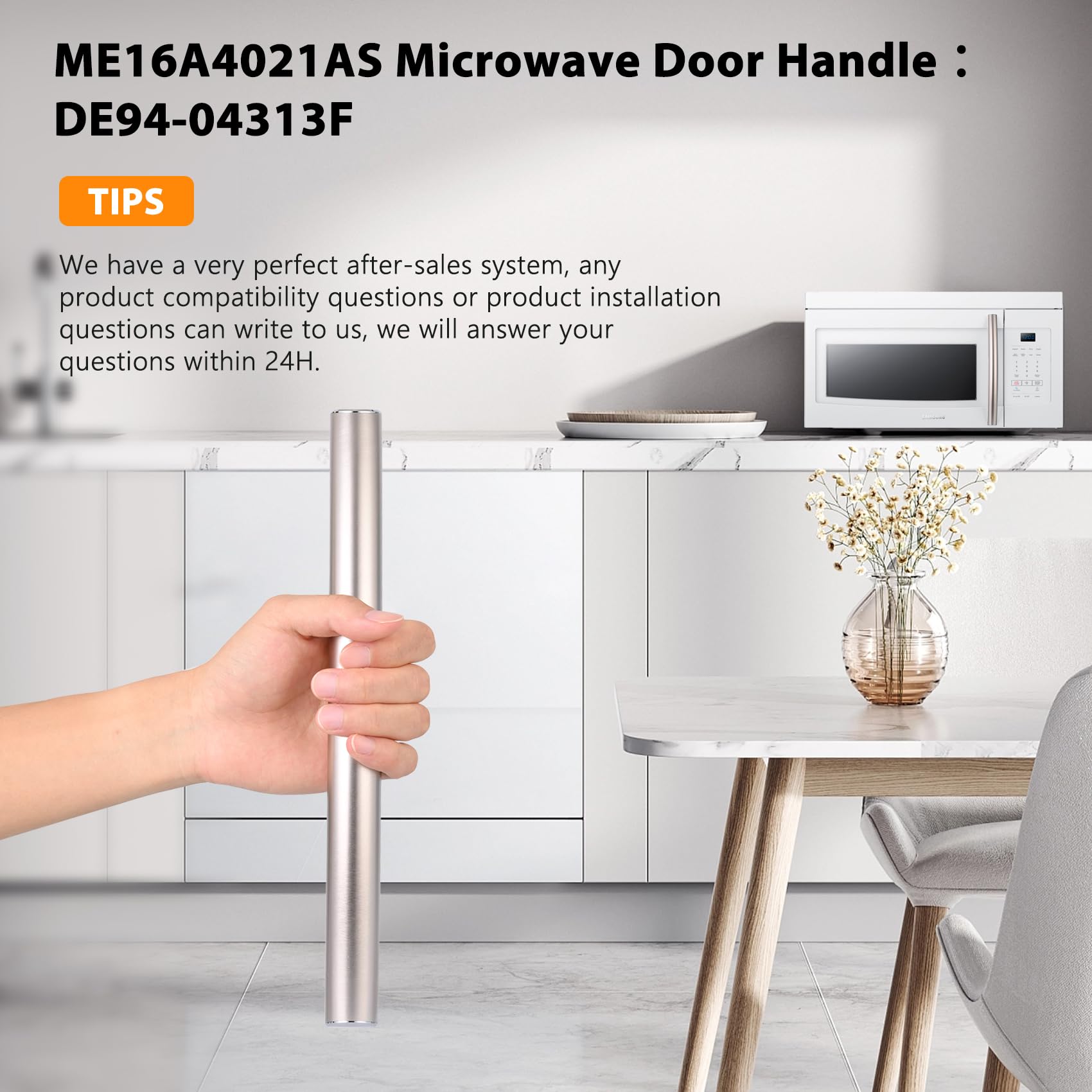 ME16A4021AS replacement door handle by Aooashet