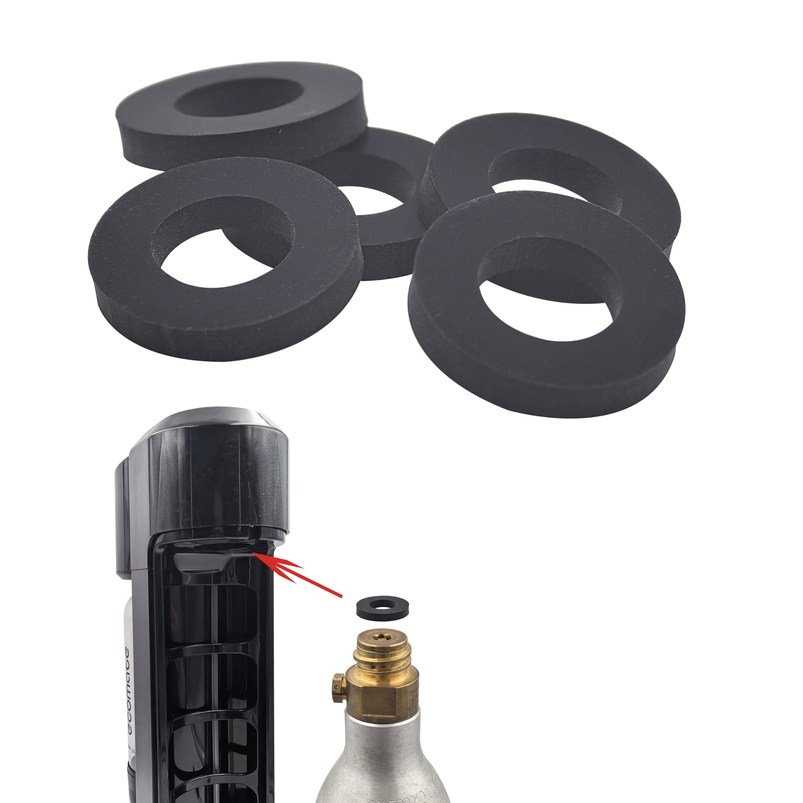 Aopkeo 5-Pack gasket washer packaging