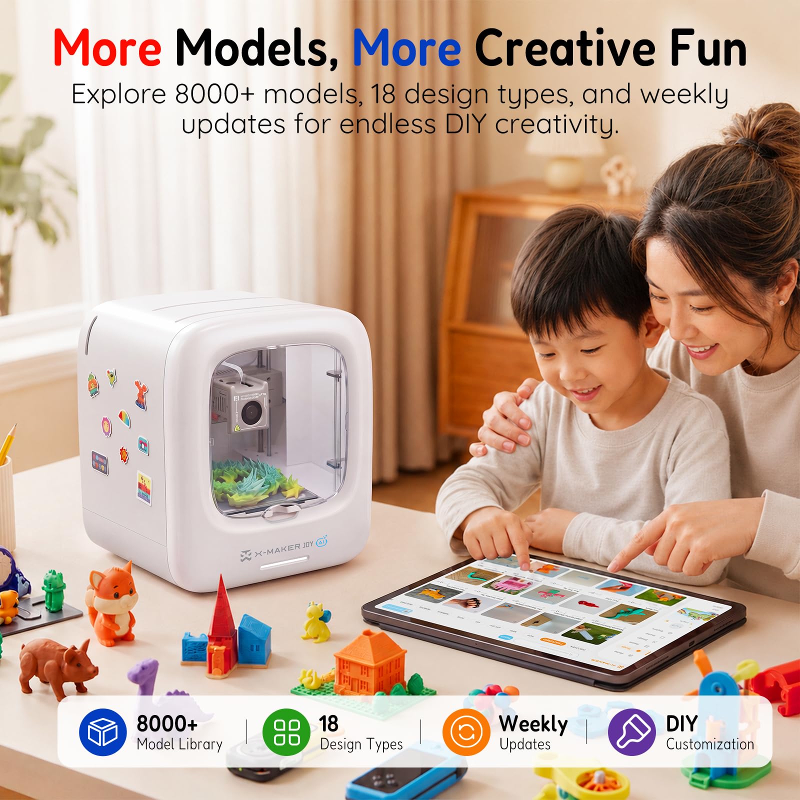 AOSEED X-Maker Joy model generation example