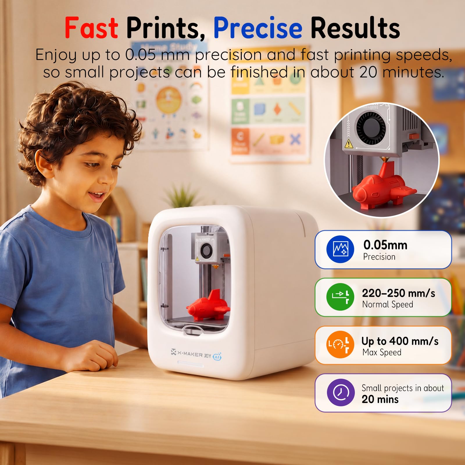 AOSEED AI Assistant kids 3D printer product image