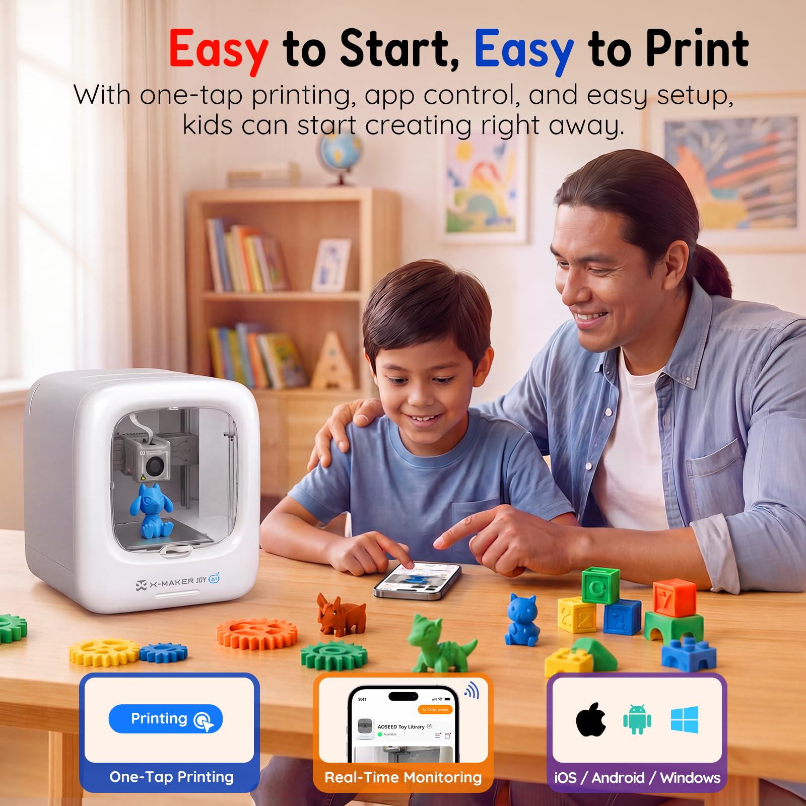AOSEED AI MiniMe cartoon 3D figure example