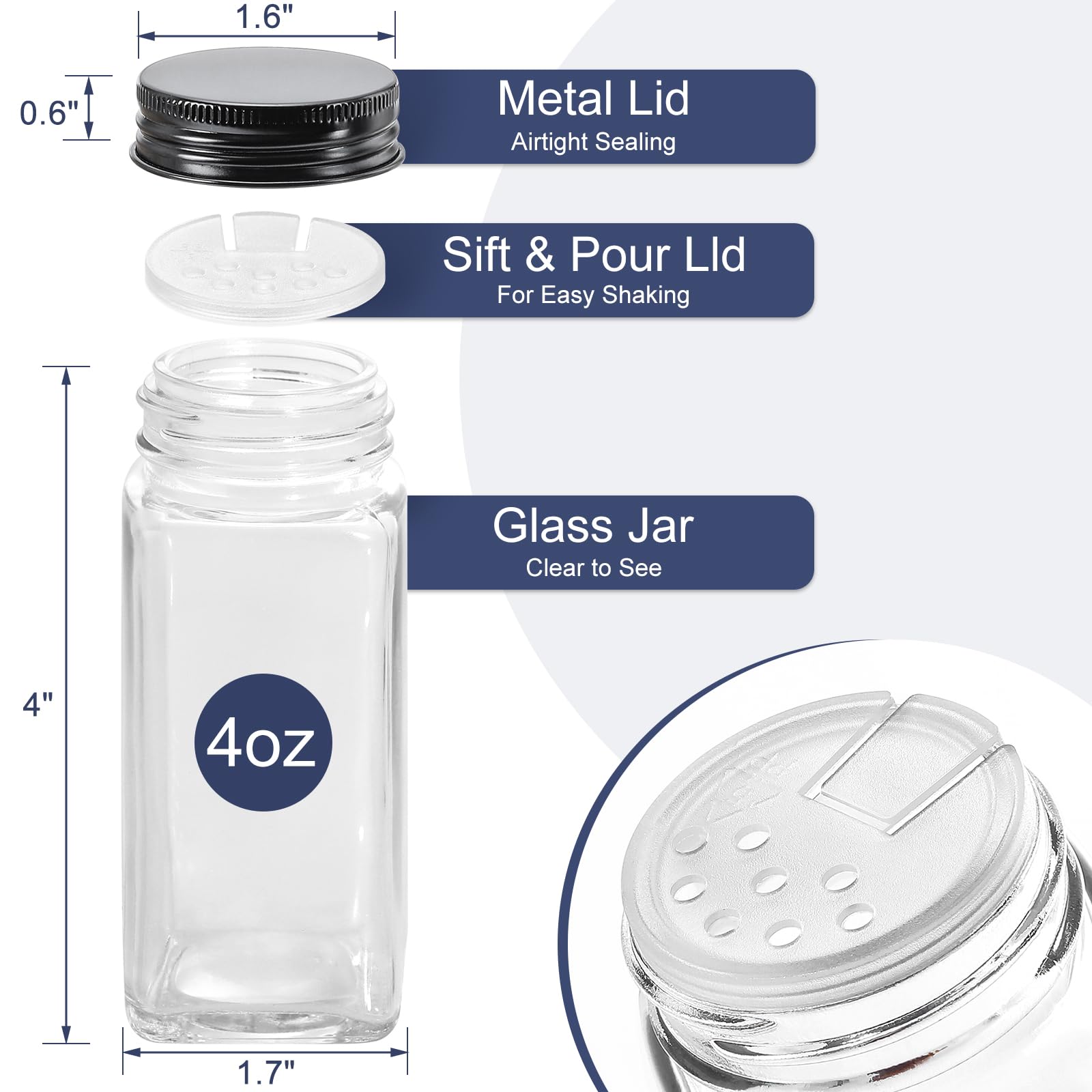 Collapsible funnel included for mess-free refilling