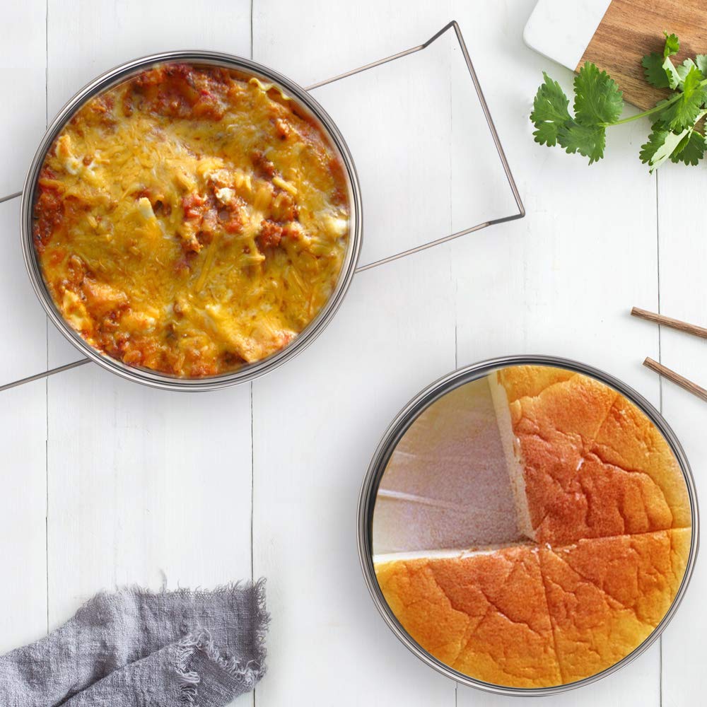 Two interchangeable lids for steaming and airtight storage by Aozita