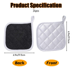 AOZUO pot holders bulk square 7x7 inches