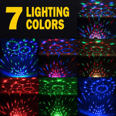 Disco ball lights with 12 modes for stage or home use