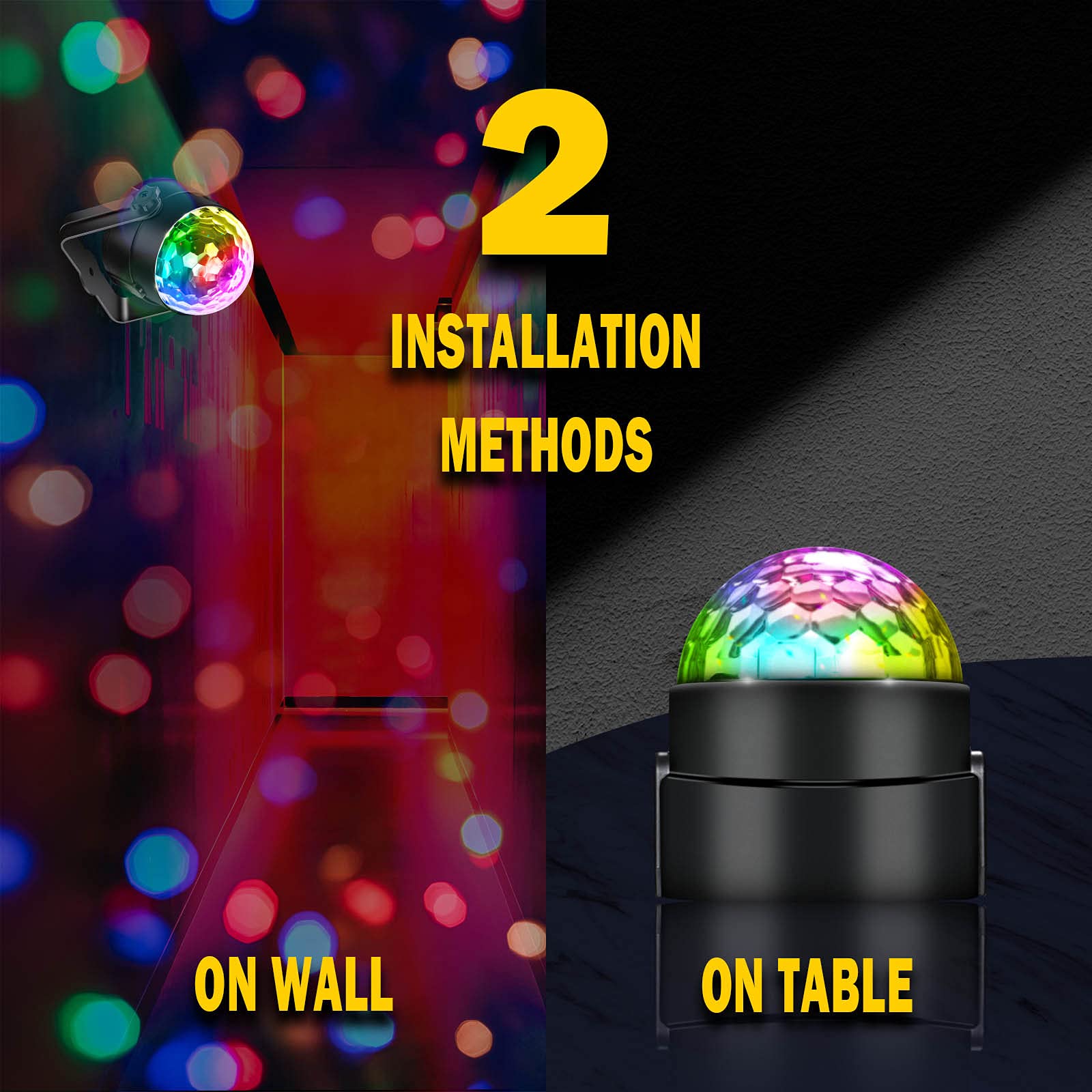 White Elephant gift idea disco ball party lights
