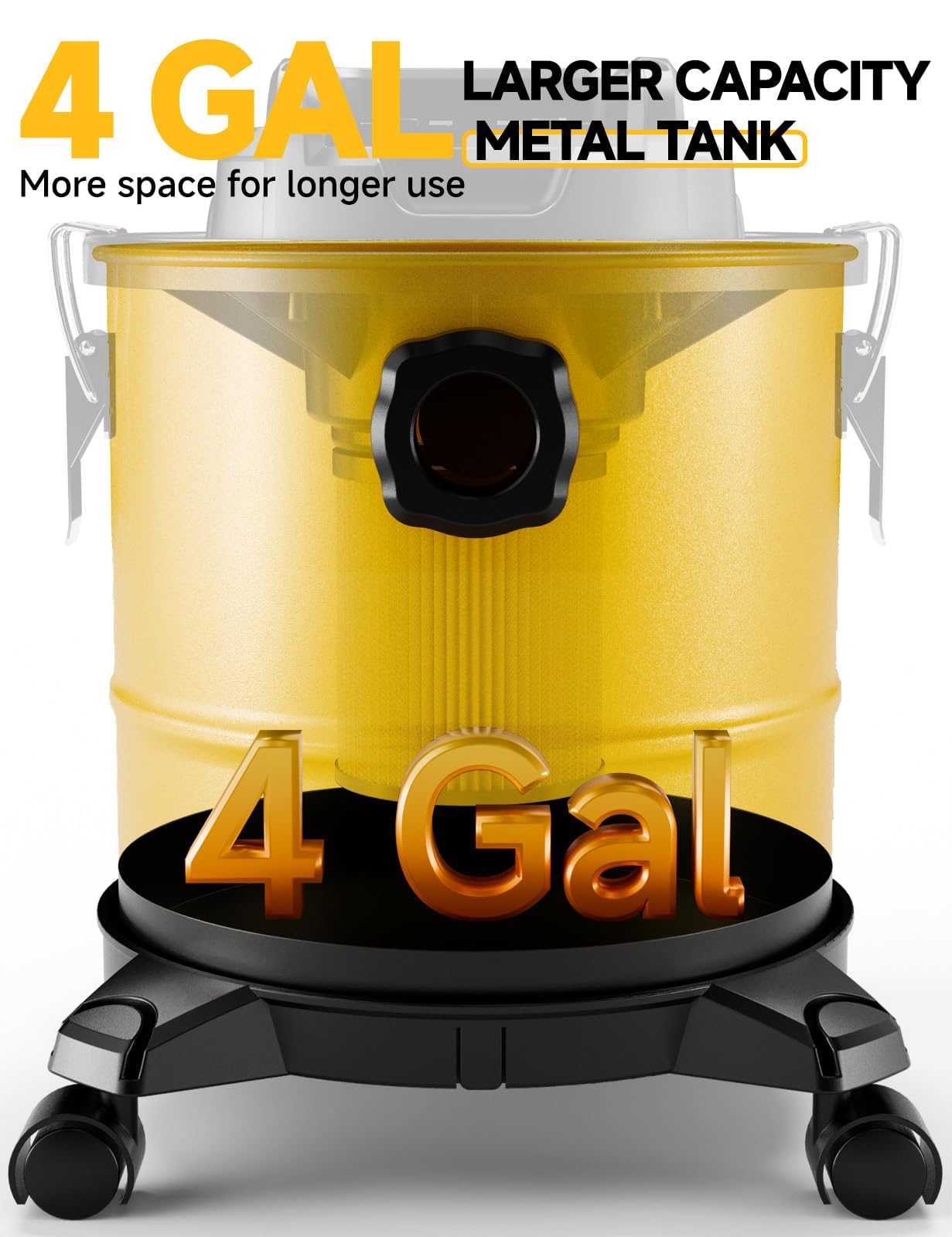 Round aluminum nozzle included with ApexPower vacuum