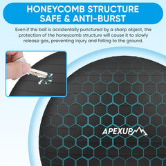 APEXUP Yoga Ball 5 sizes image