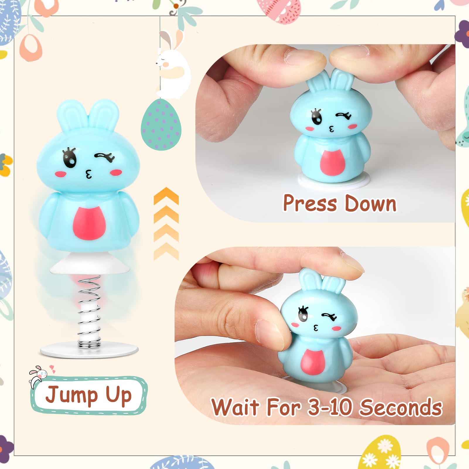 Easter bunny and egg themed mini toy set by APLIST