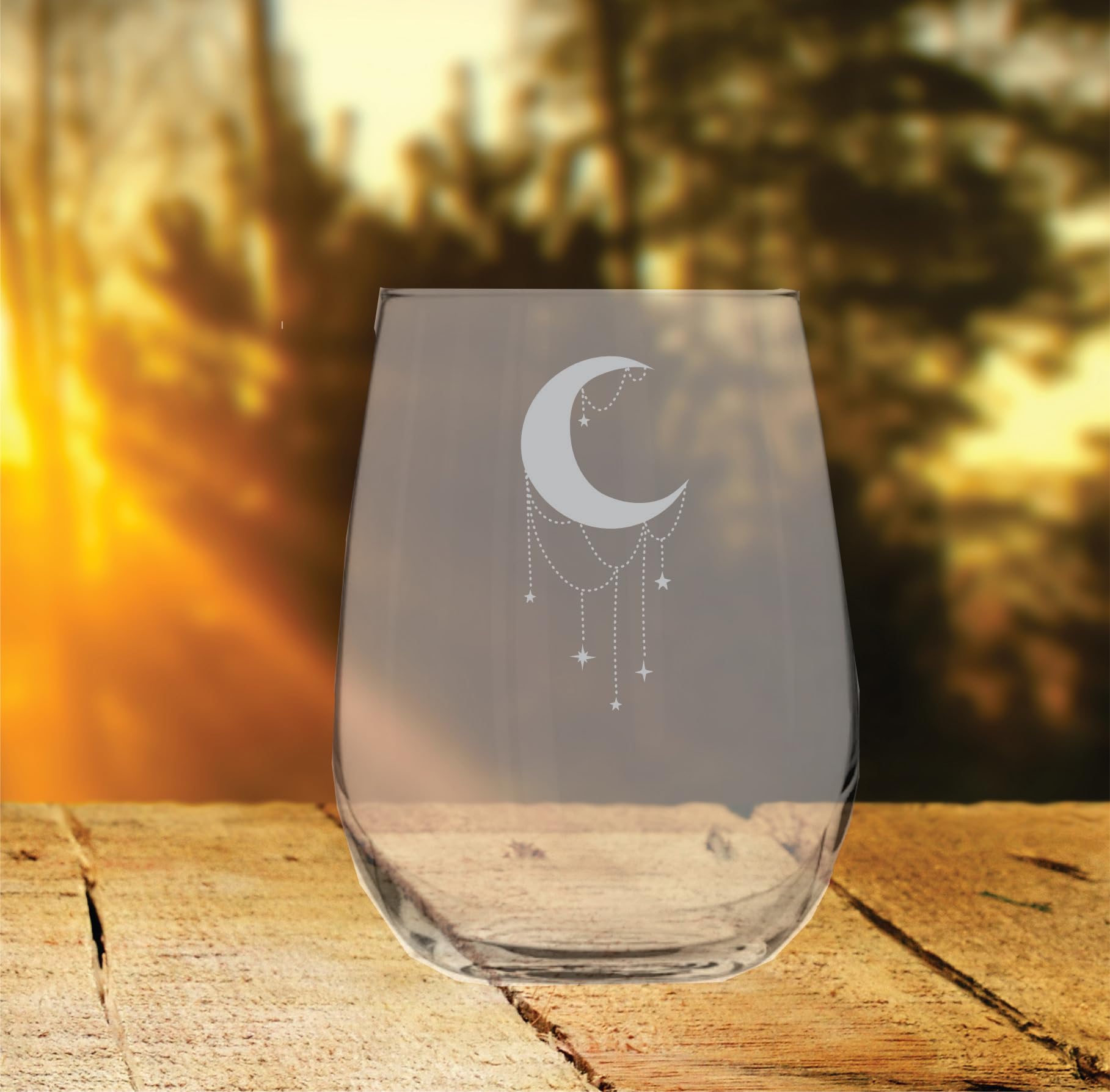 Stemless wine glass with comfortable grip versatile for wine cocktails and water