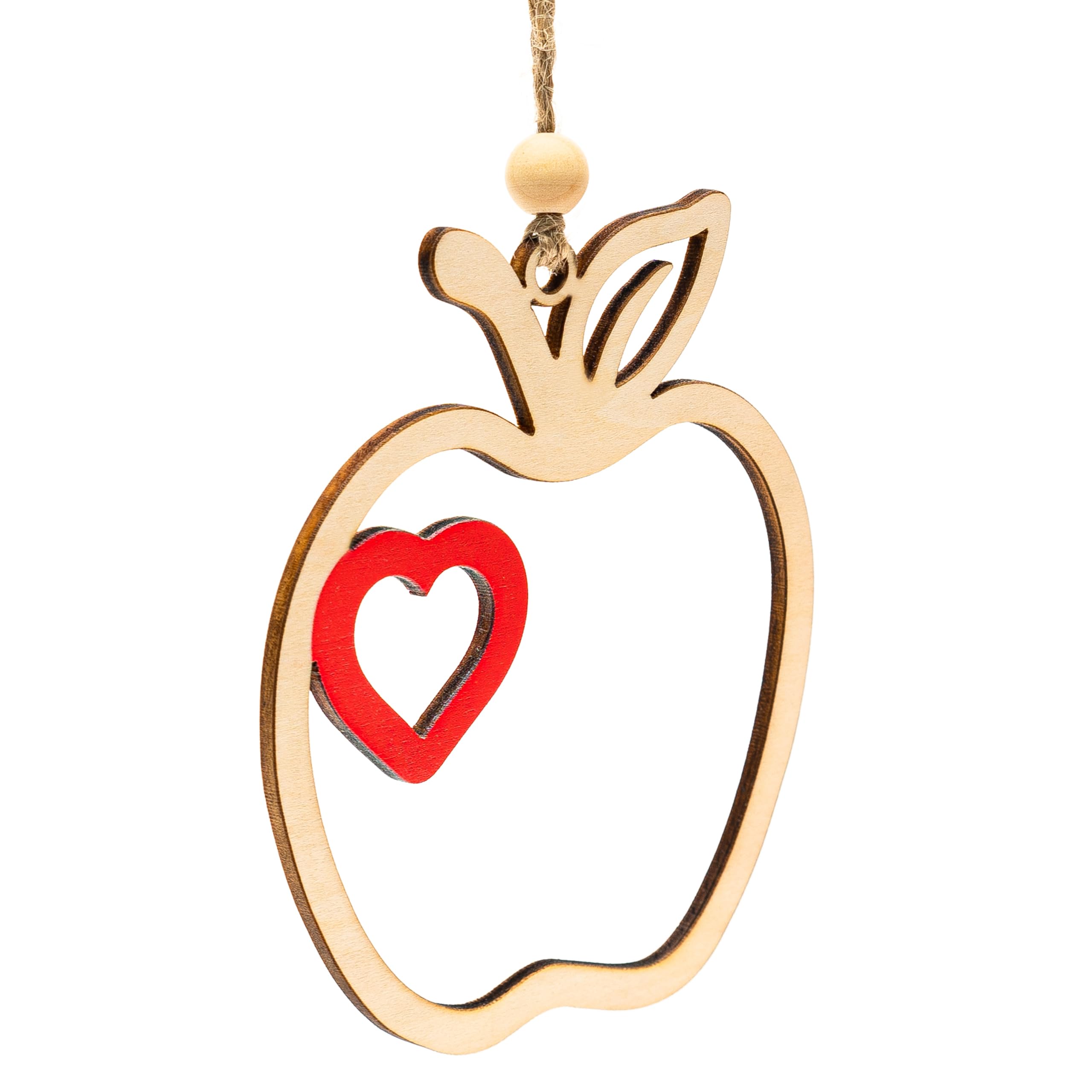 Durable lightweight wood ornament with smooth fade resistant finish