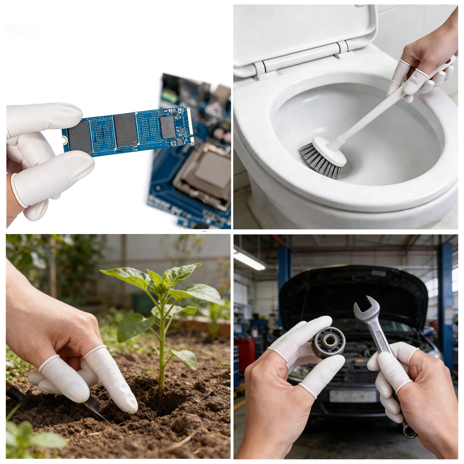 Ideal for beauty nail art and household tasks with finger cots