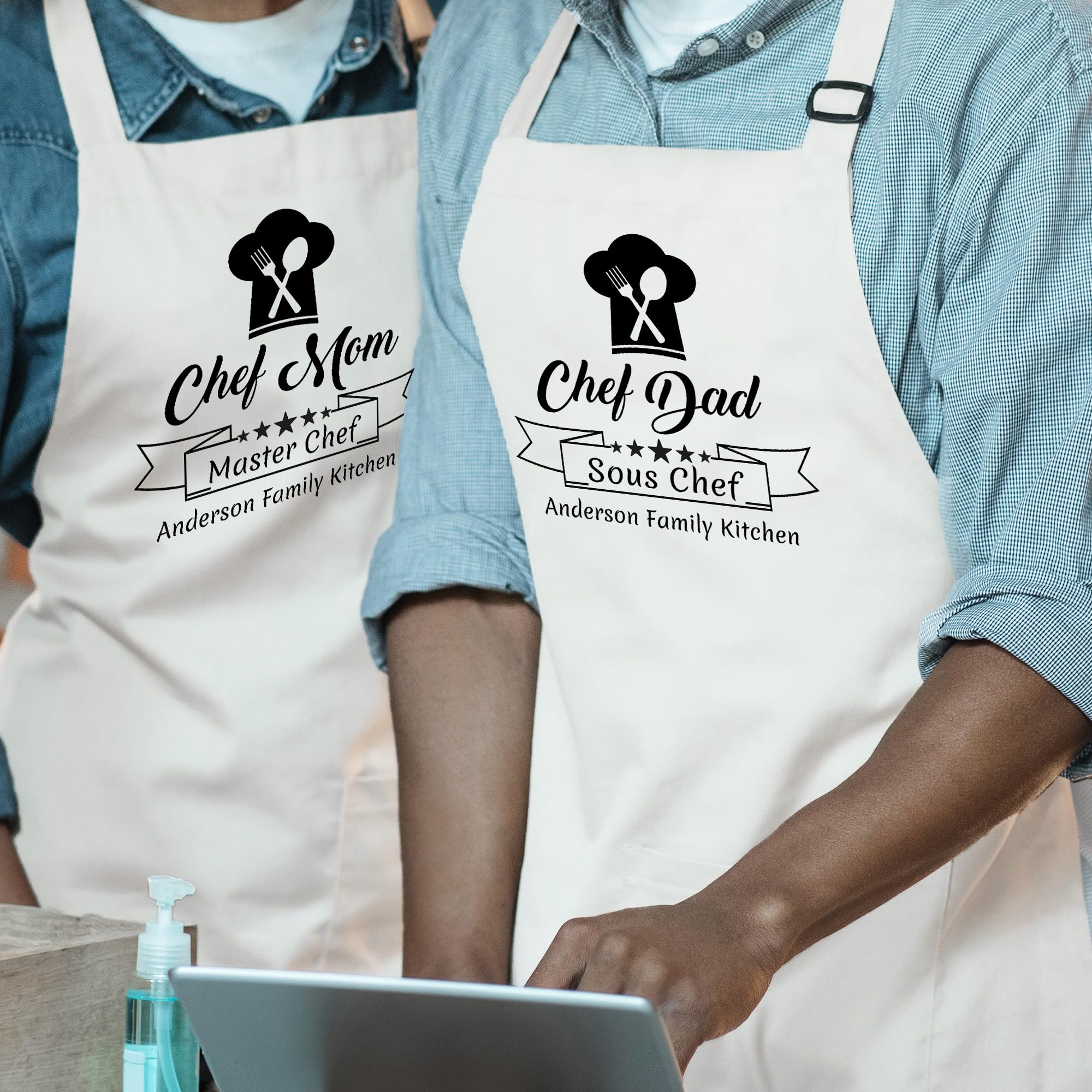 Kids personalized apron for child chefs