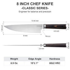 AR-RPM9 steel blade for Butterfork chef knife