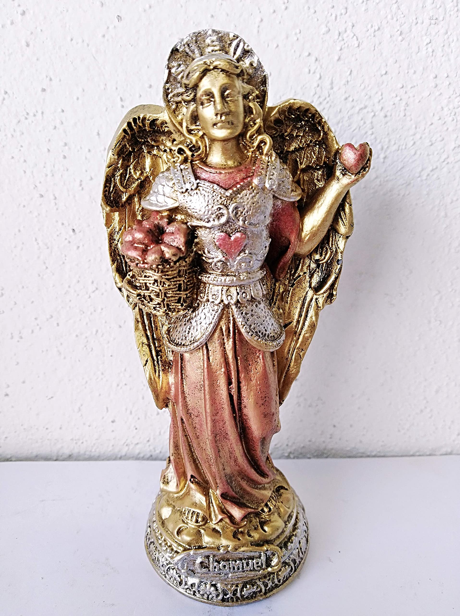 Arcángel Chamuel 10 cm figura en resina