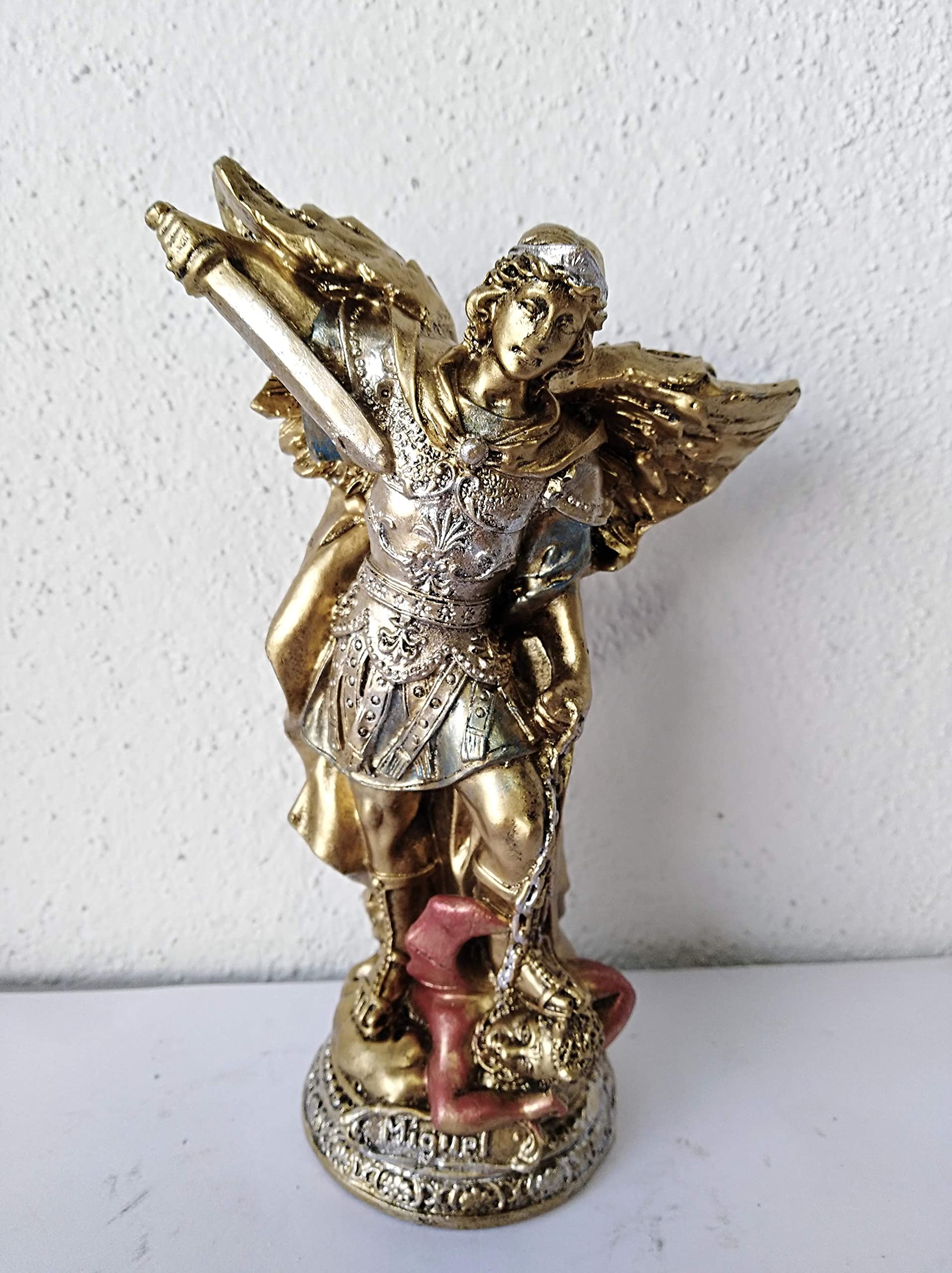 Arcángel Rafael 10 cm figura en resina
