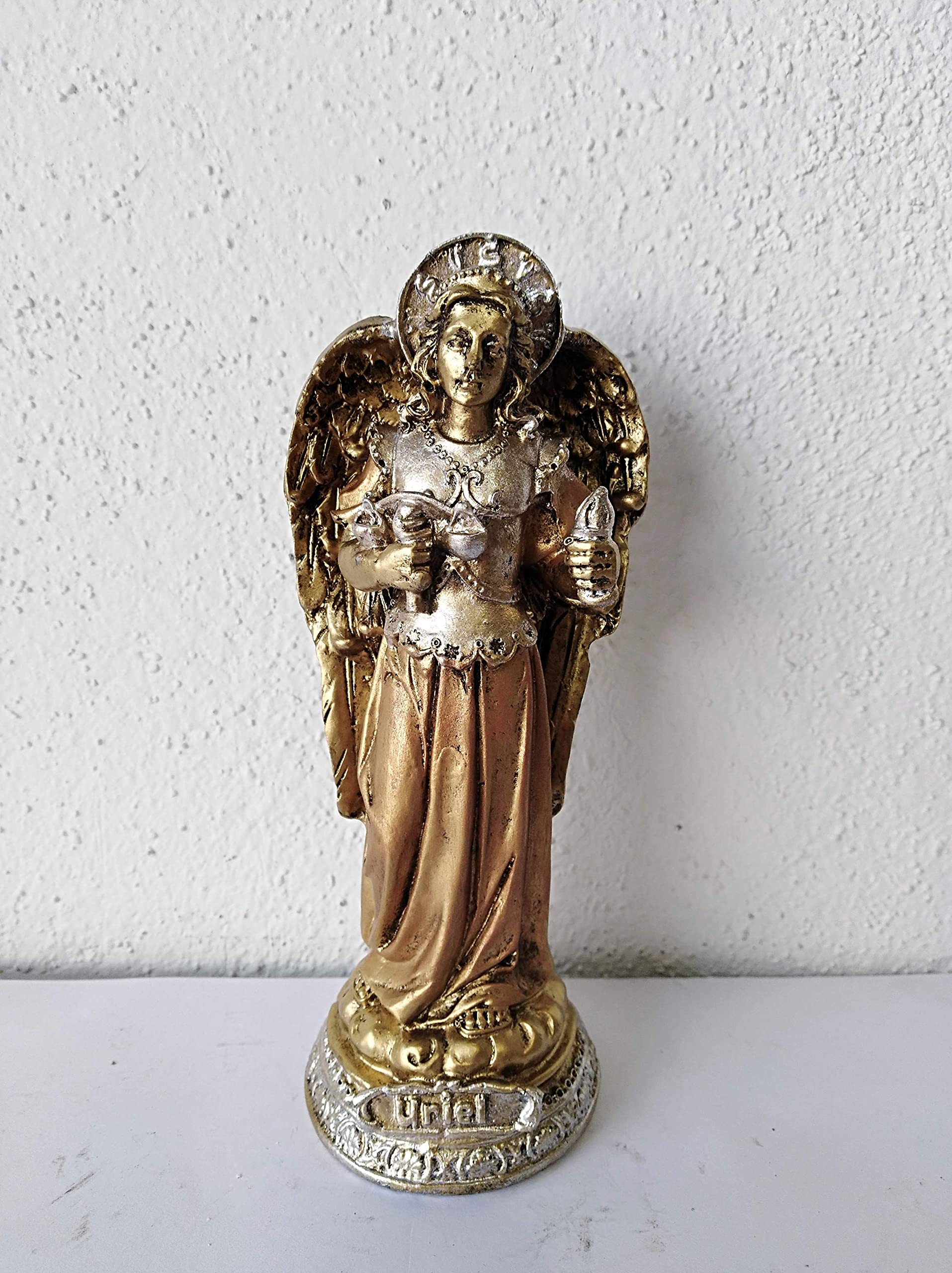 Arcángel Uriel 10 cm figura en resina