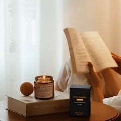 Fall scented candle coconut vanilla ideal for home ambience