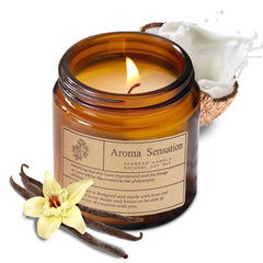 ARCASA Organic Coconut Vanilla Candles in 7oz tin