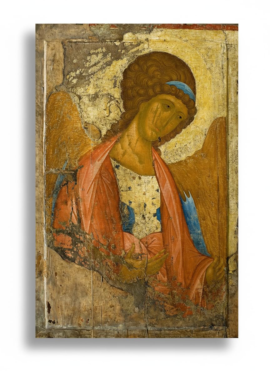 Archangel Michael Icon Wall Art canvas print