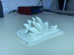 Detailed Sydney Opera House miniature for home or office decor