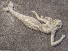 Architectural polyurethane resin mermaid applique material