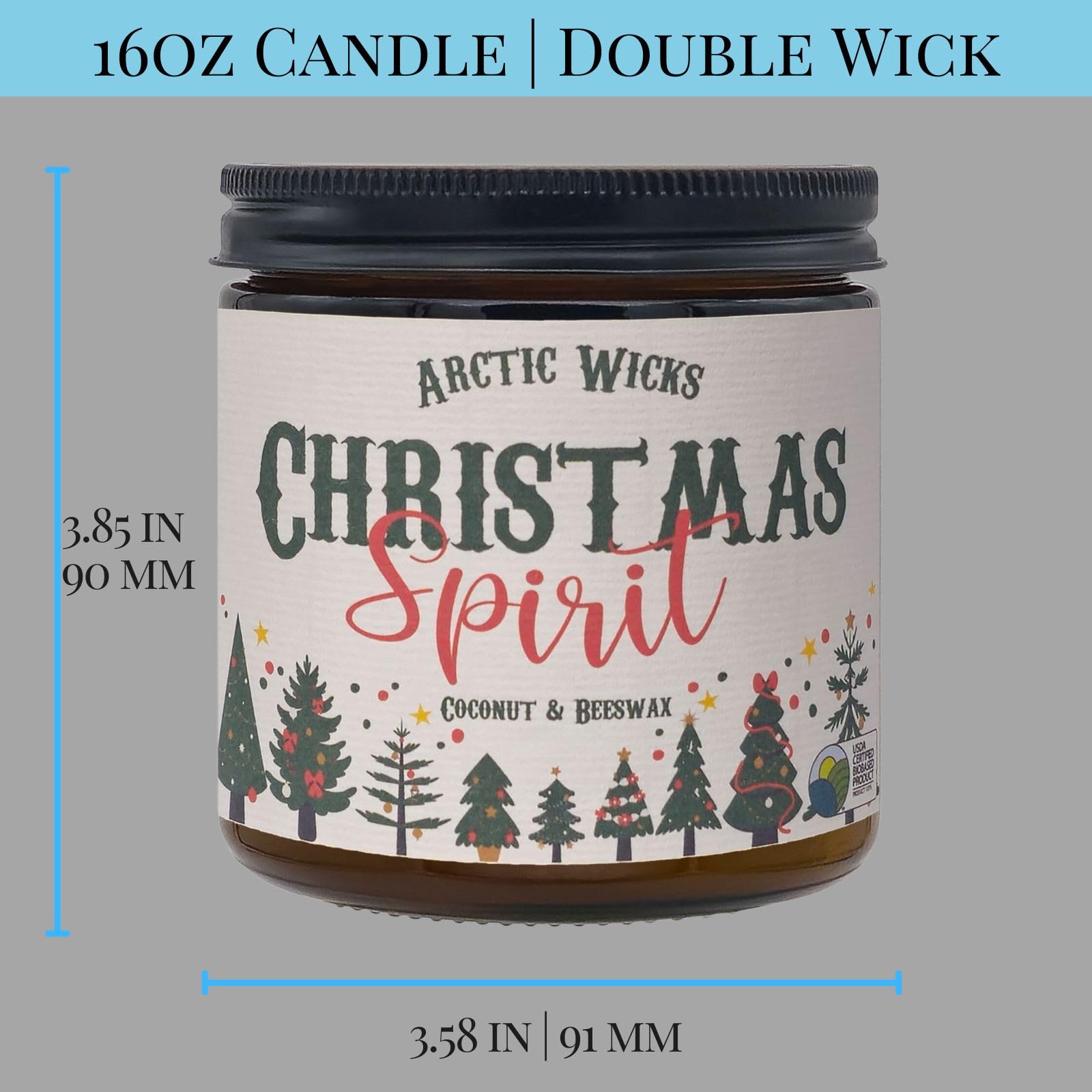 Arctic Wicks clean burn fragrance oils candle packaging