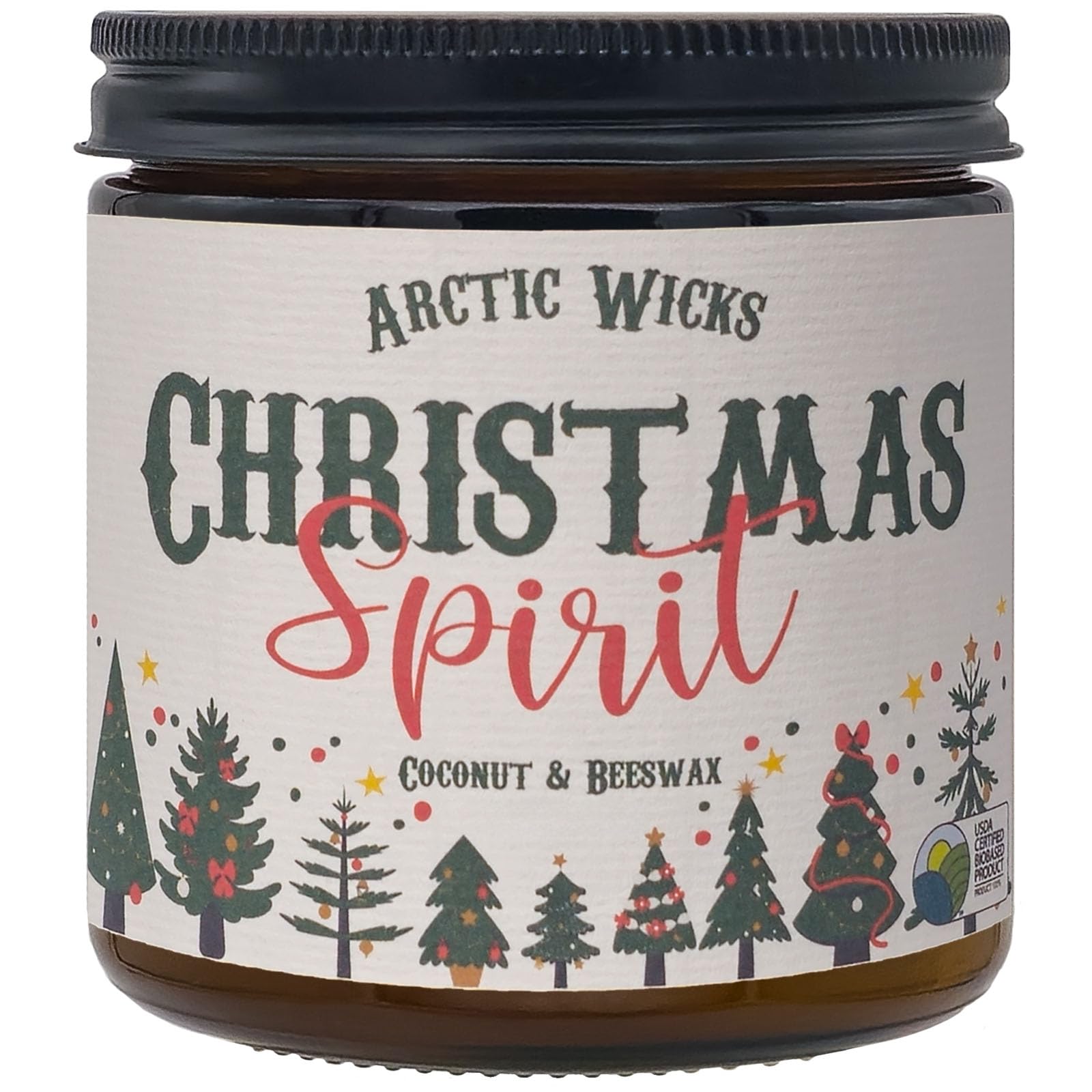 Natural coconut beeswax blend candle by Arctic Wicks