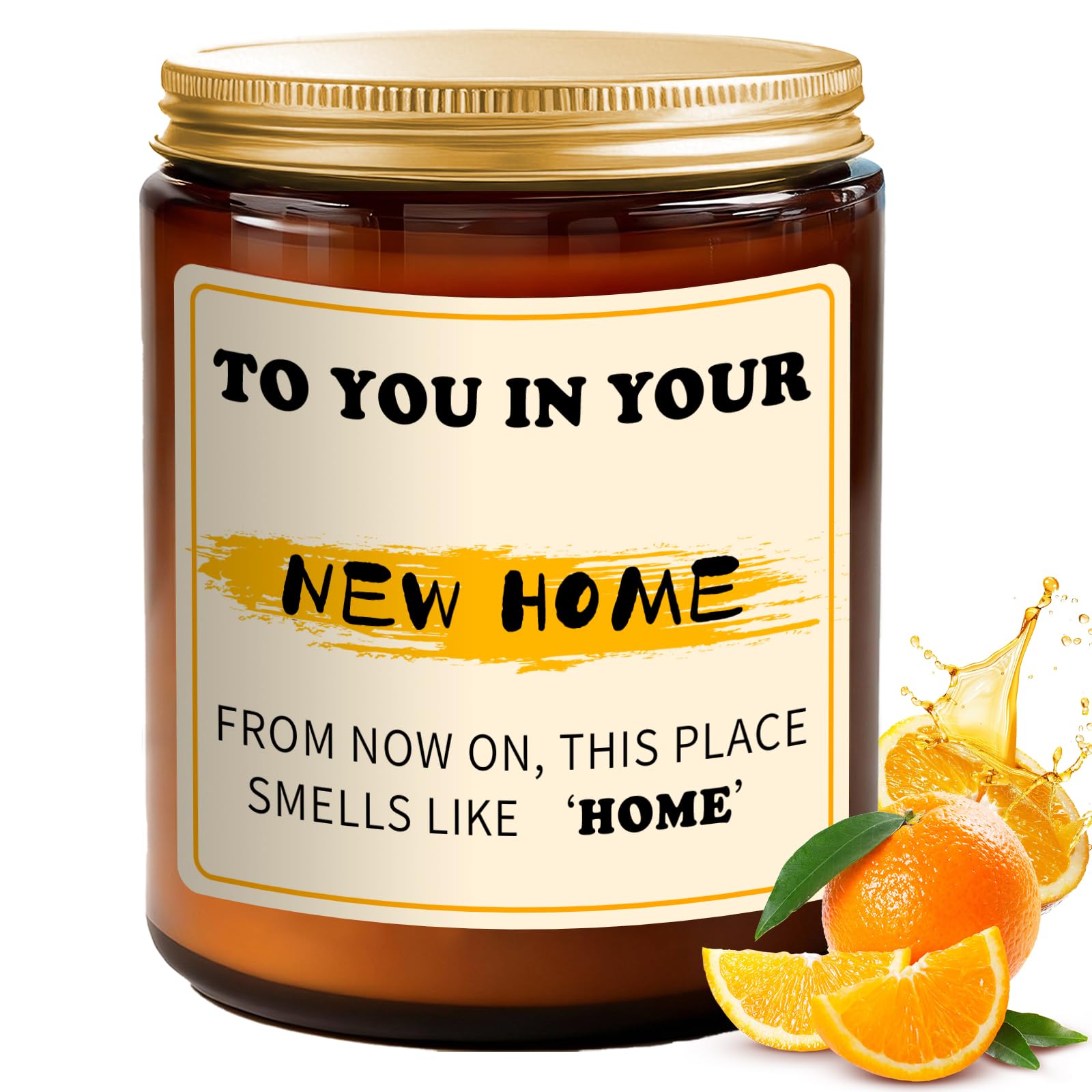 Aredenua sweet orange candle 7oz packaging