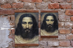 Ariel Haroutin Agemian artwork on matte canvas with wooden frame