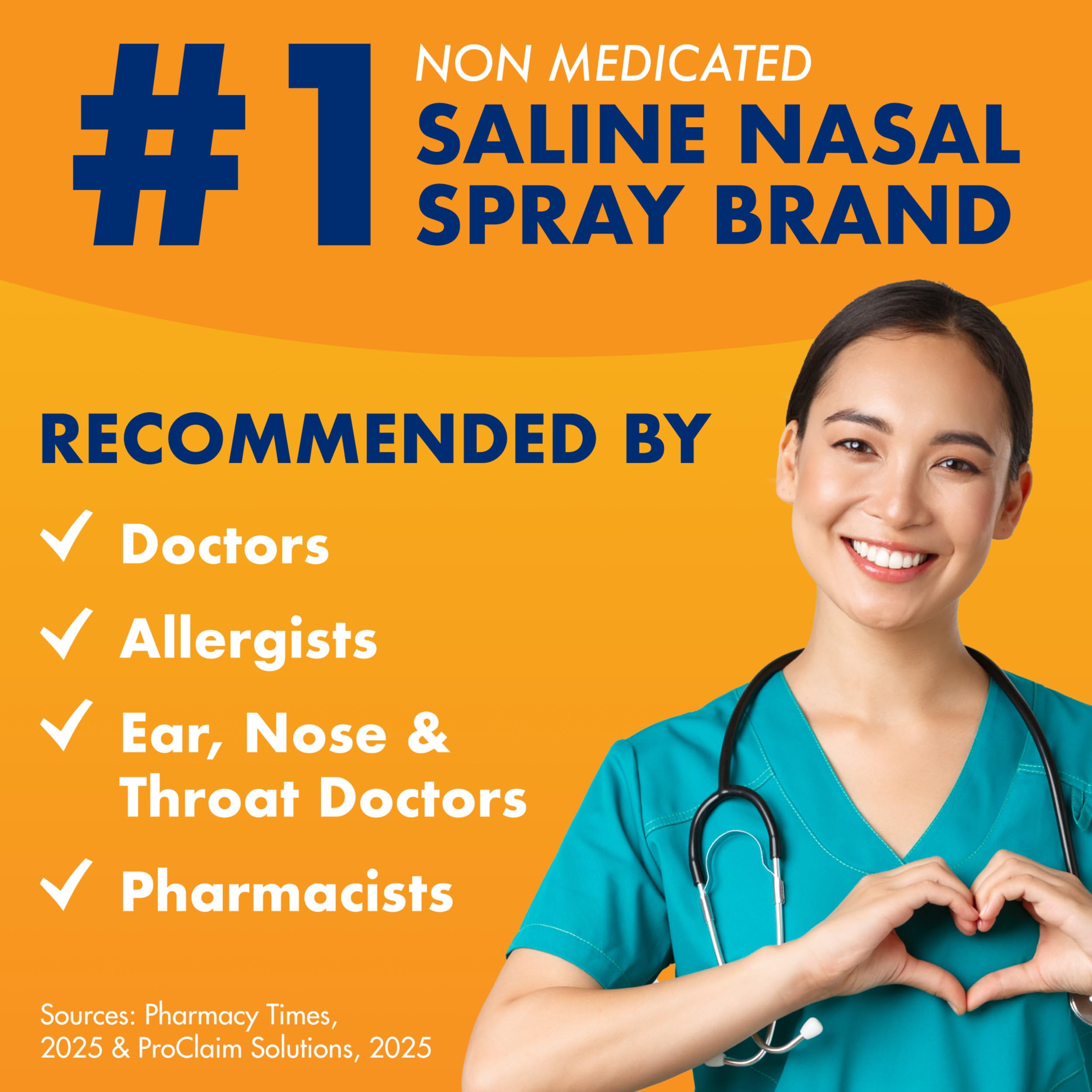 Allergy and cold relief saline spray ARM & Hammer