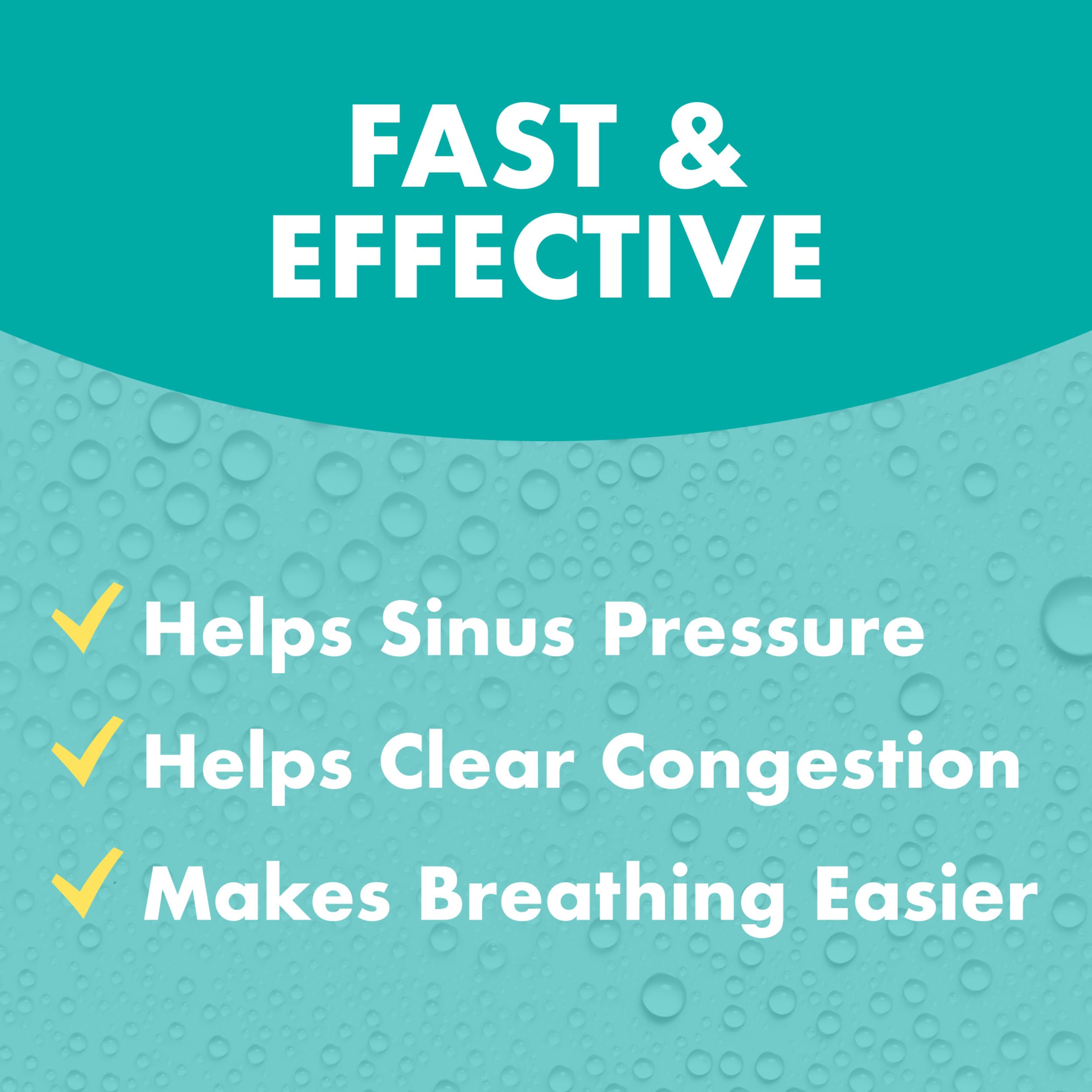 Nasal spray bottle for severe congestion and sinus relief