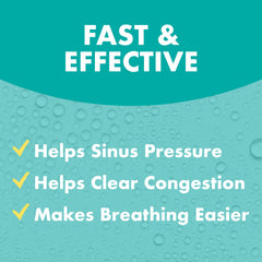 Nasal spray bottle for severe congestion and sinus relief