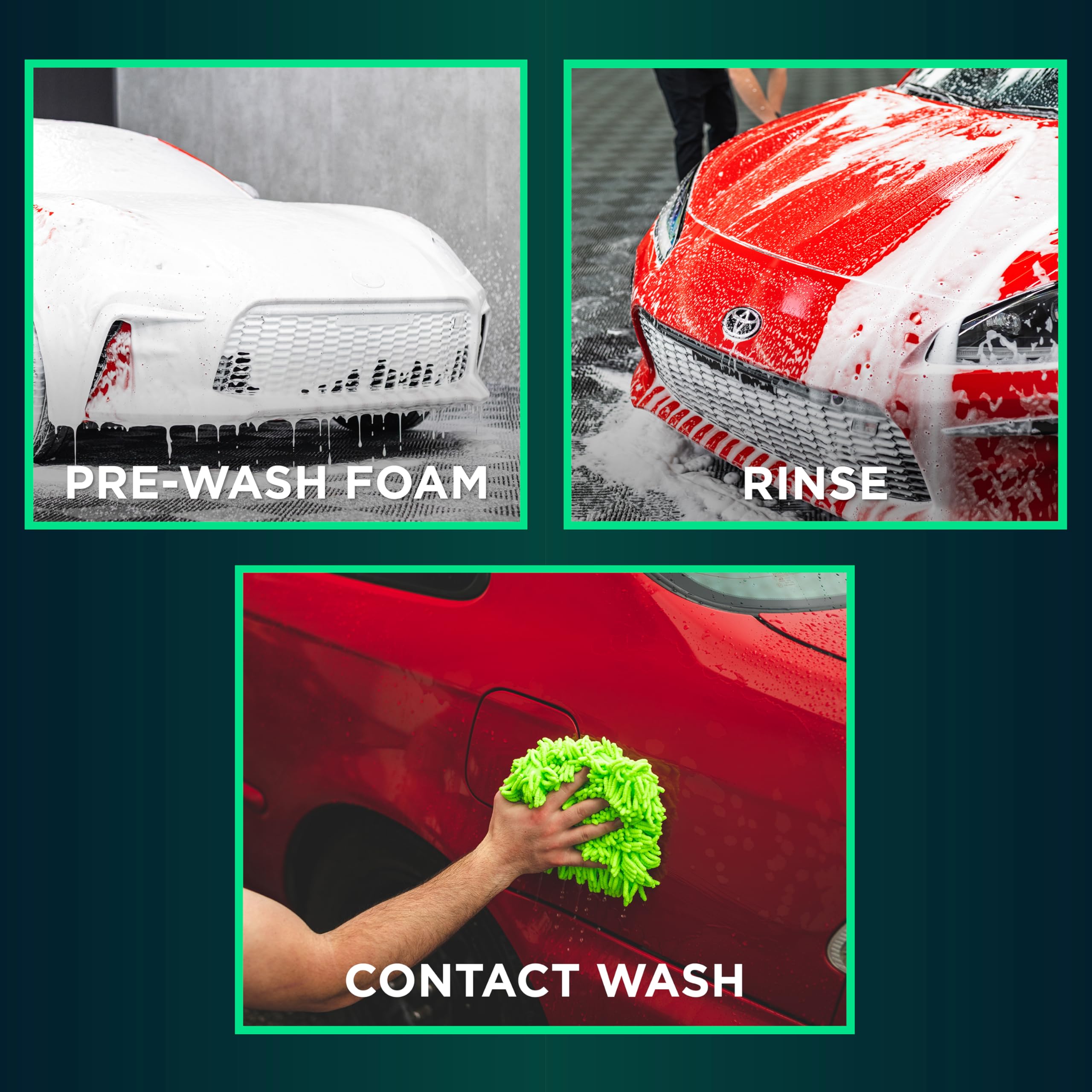 Foam cannon seals preventing chemical degradation