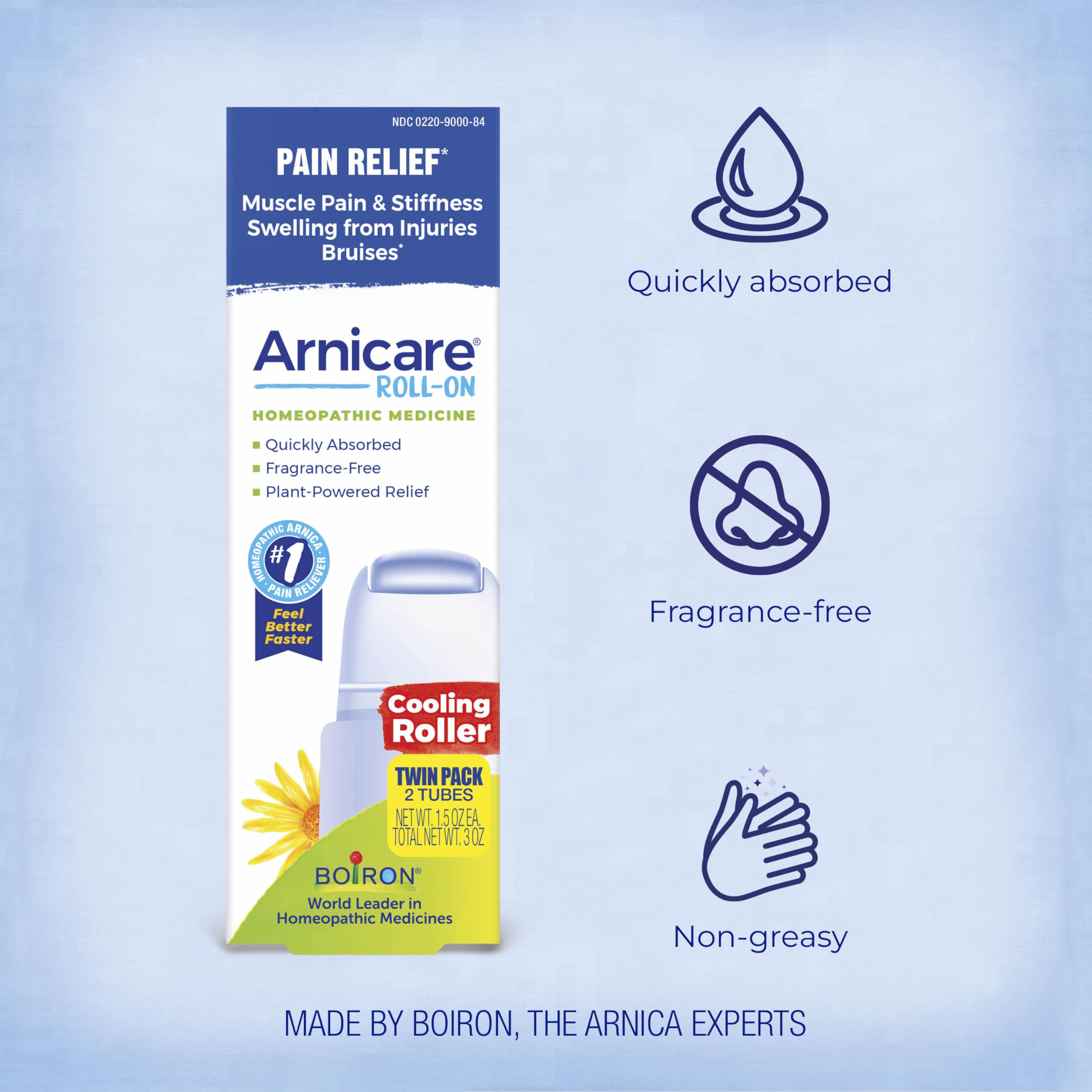 Arnica montana plant ingredient in Arnicare Roll-On