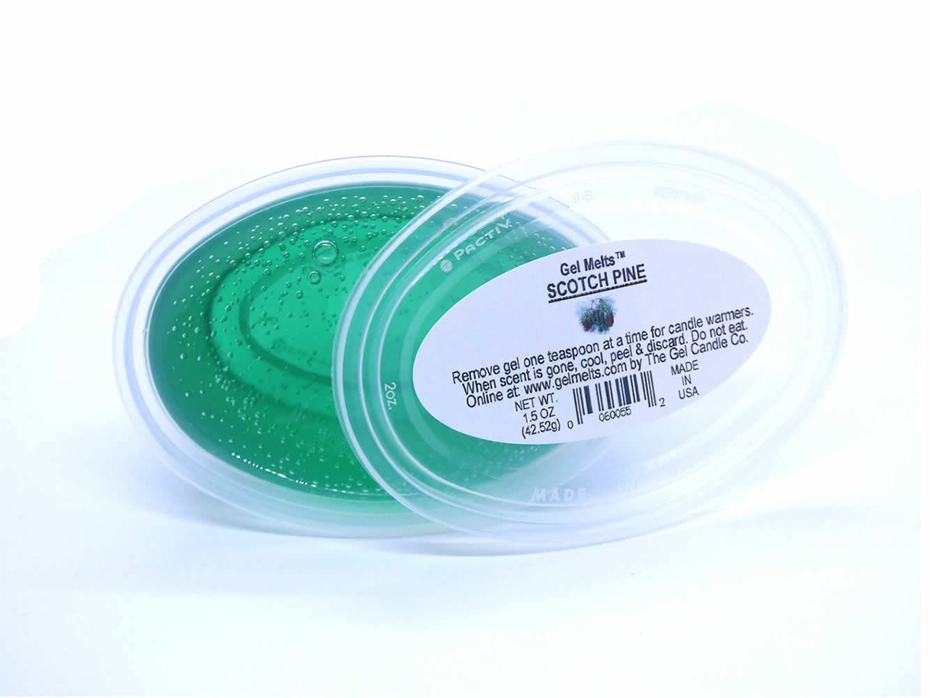 Each gel melt cup is 1.5 oz size