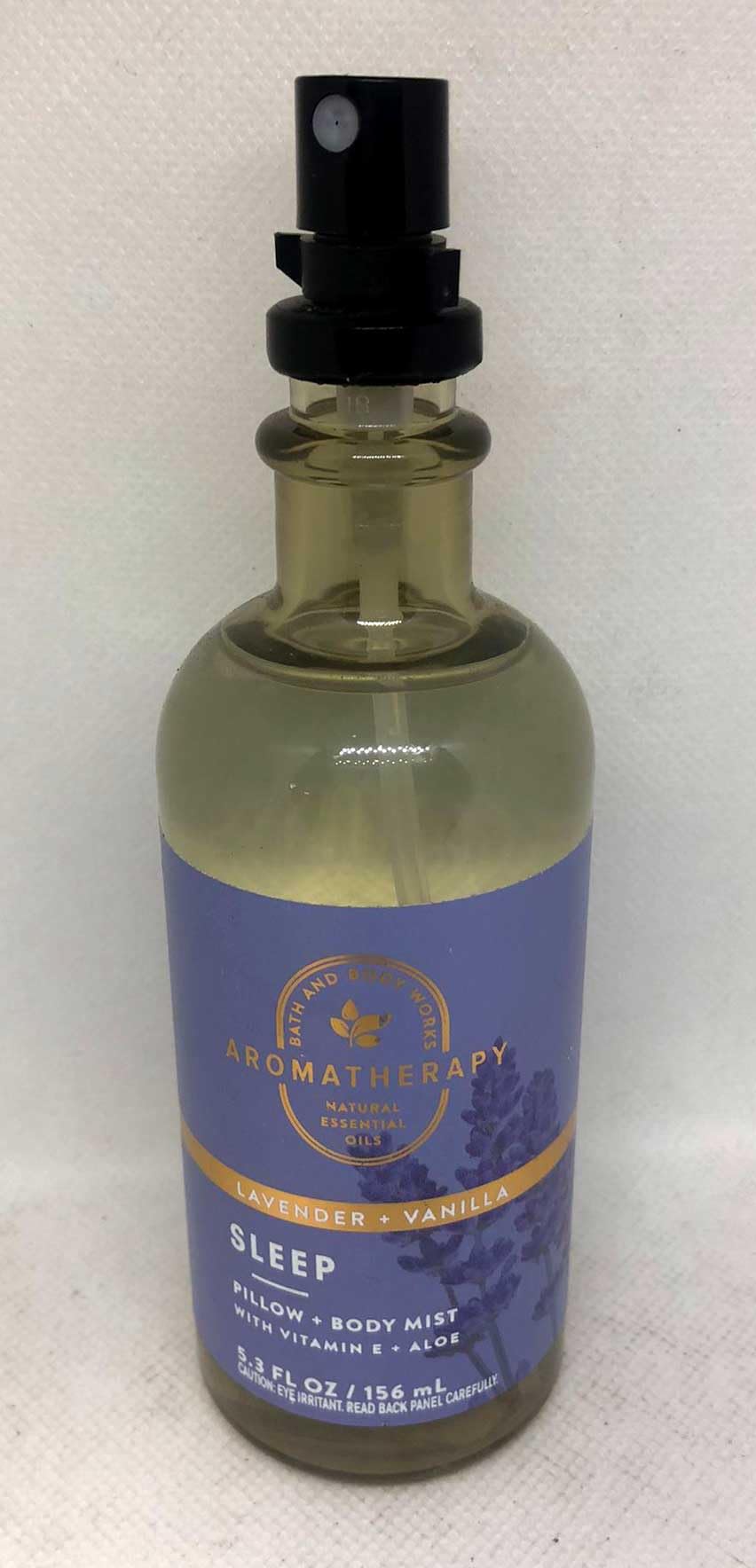 Aromatherapy Pillow Mist Bath and Body Works product box